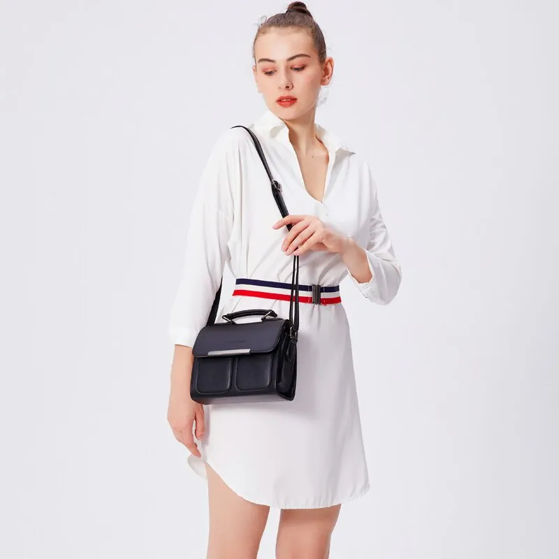 High quality classic leather women's handbag Fashionable handbag