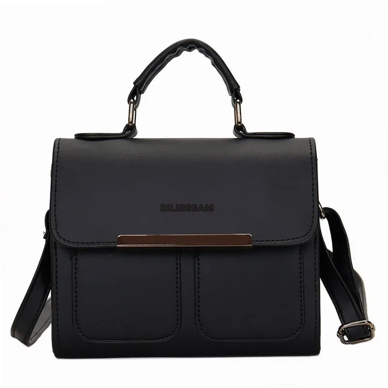 High quality classic leather women's handbag Fashionable handbag