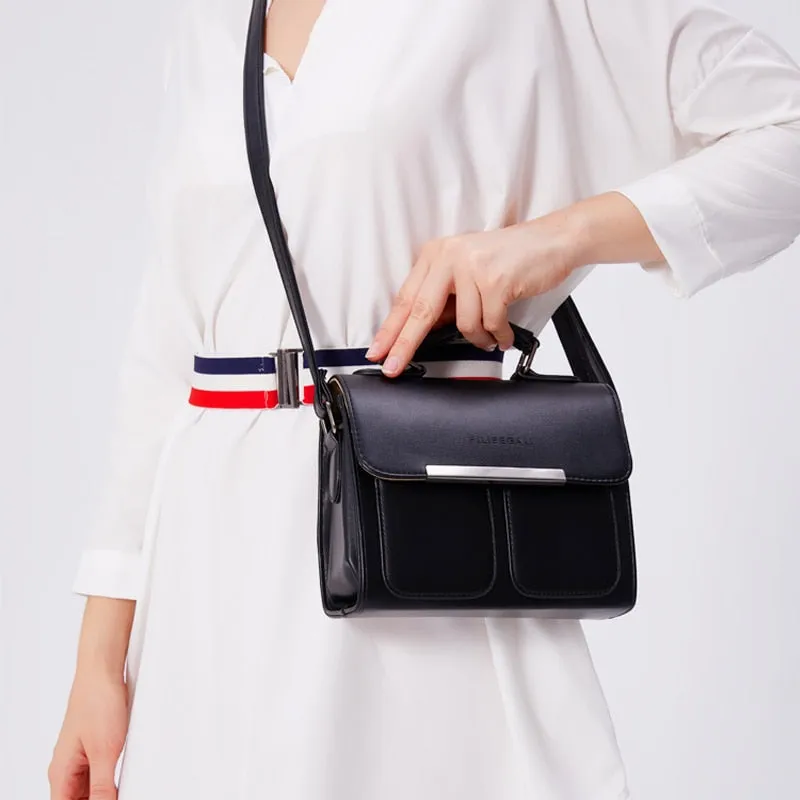High quality classic leather women's handbag Fashionable handbag