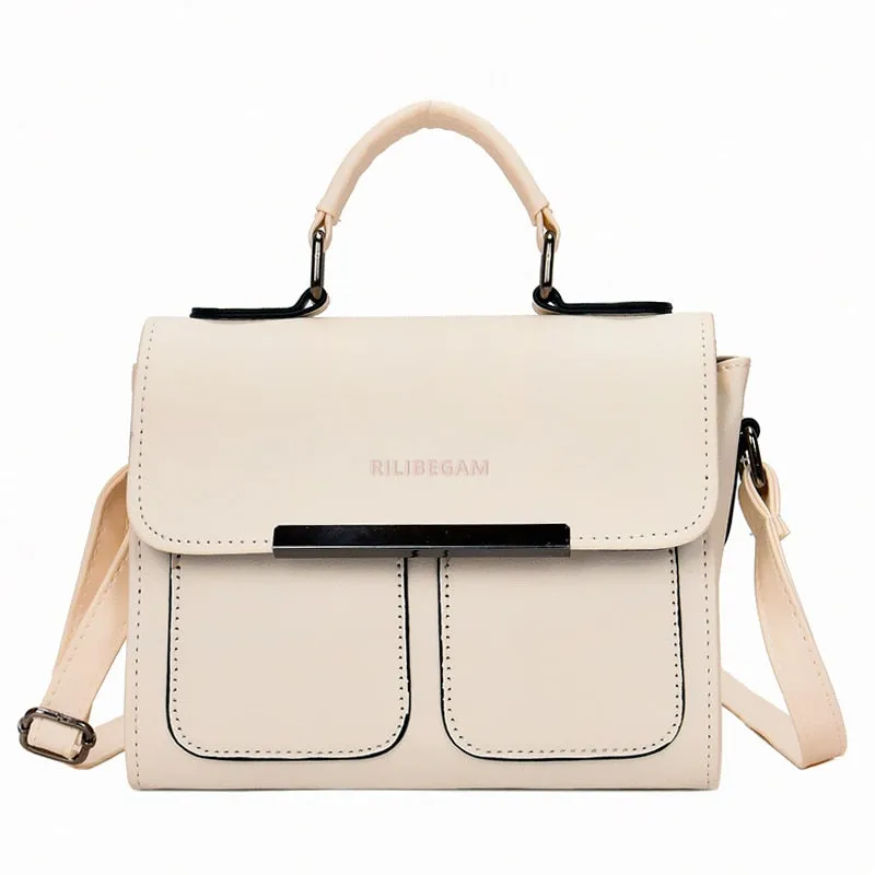High quality classic leather women's handbag Fashionable handbag