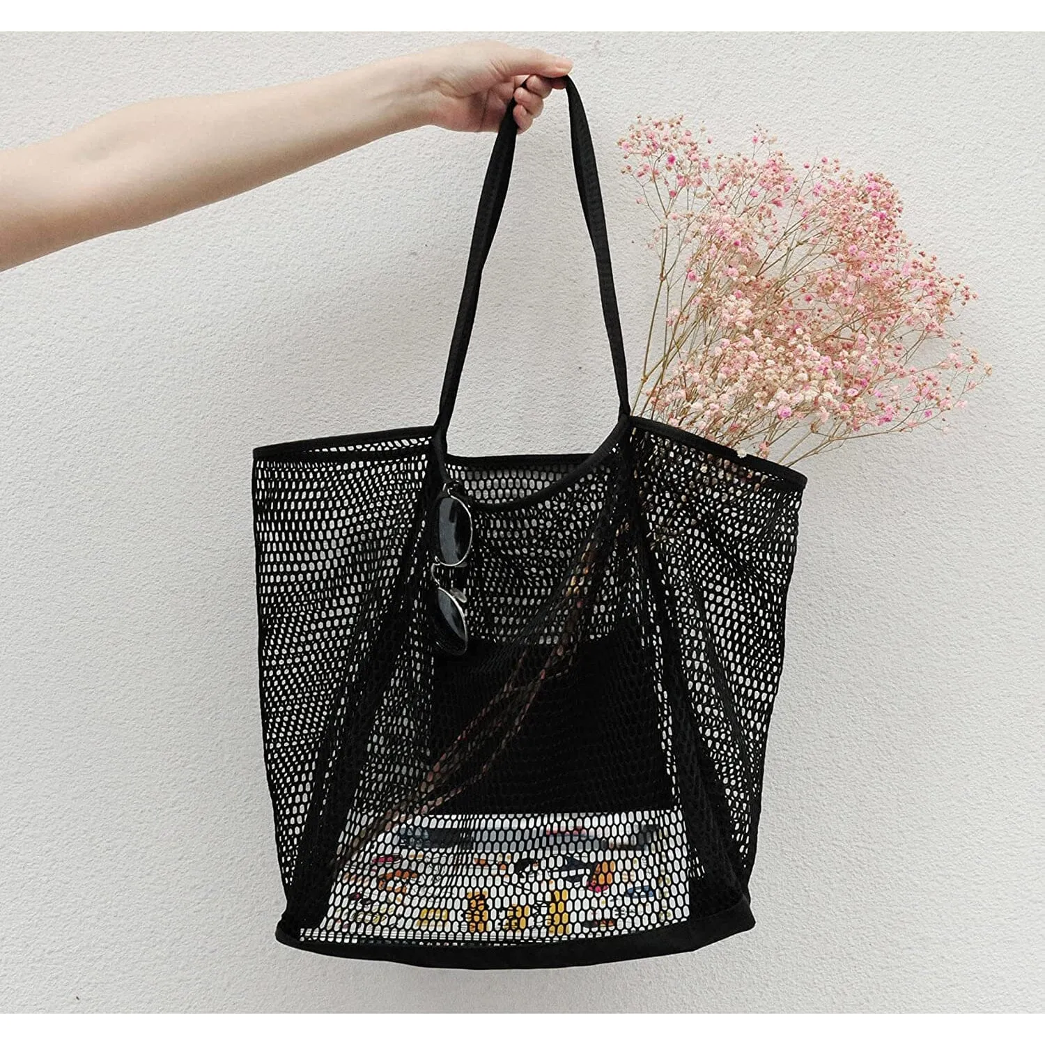 HOXIS Mesh Beach Tote Women's Shoulder Bag