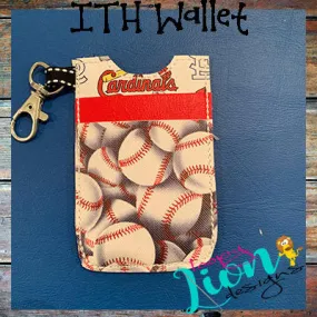 ITH Credit card or Id holder with pocket