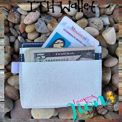 ITH Credit card or Id holder with pocket