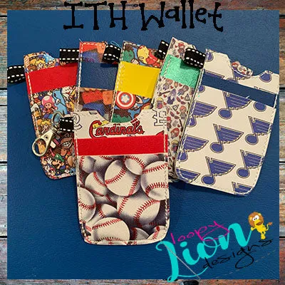 ITH Credit card or Id holder with pocket