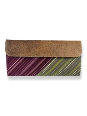 Large Classic Clutch with Cowhide - Flower