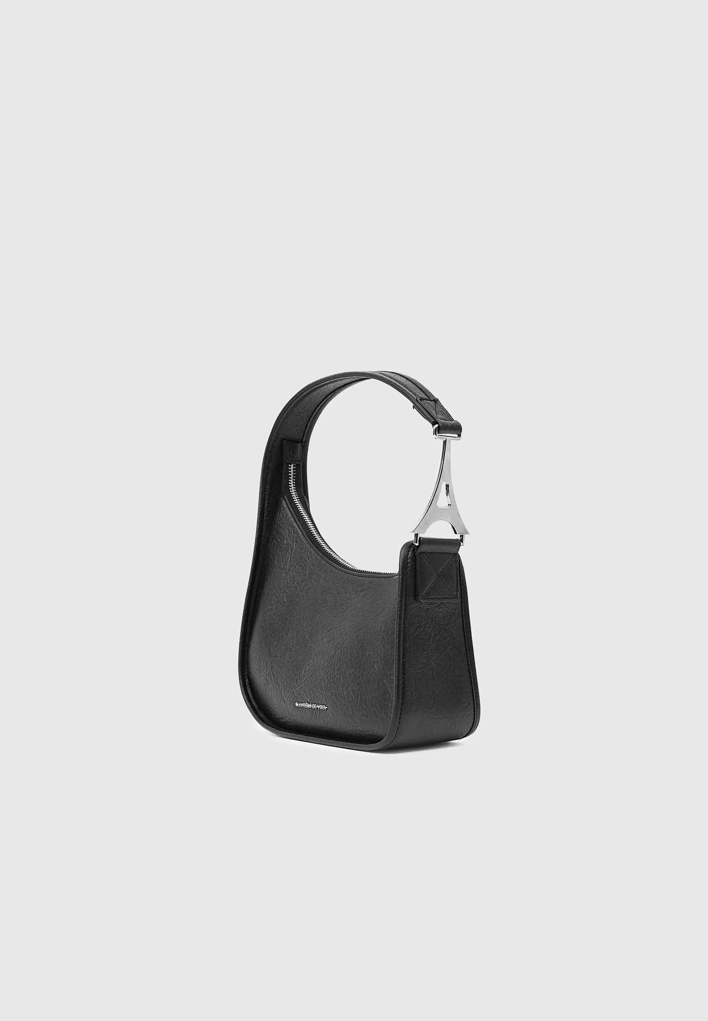 L'Eiffel Textured Handbag - Black