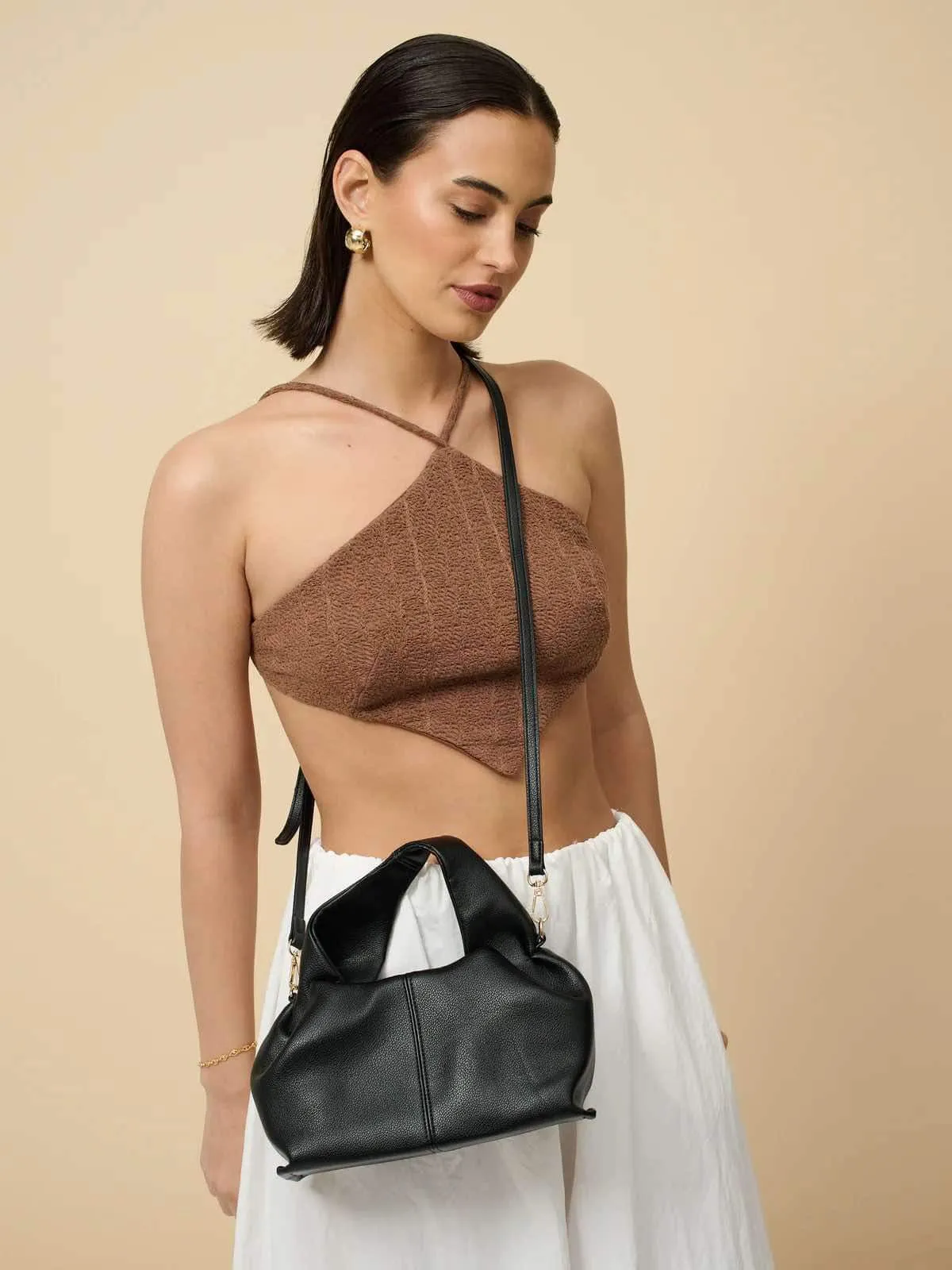Luminie Hobo Bag - Black
