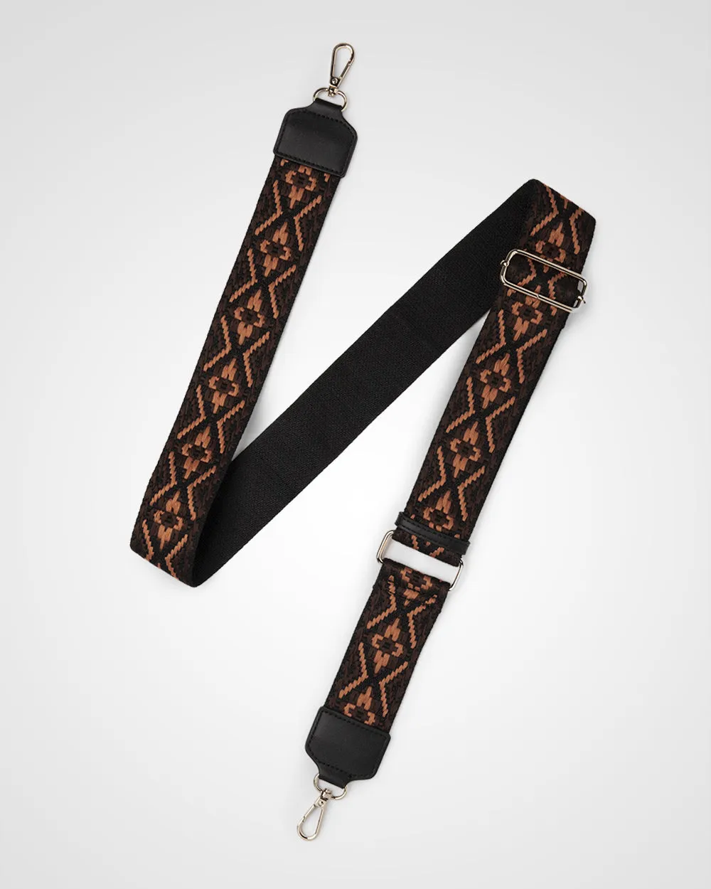 Maddie Double Zip Camera Crossbody Bag   Aztec Bag Strap