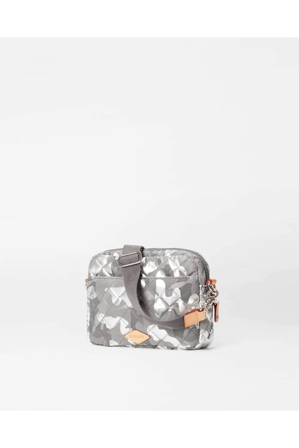 MZ Wallace Small Metro Camera Bag 1538X2097 | Silver Metallic Camo