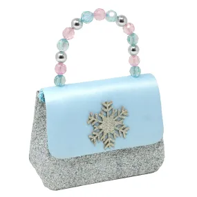 Pink Poppy Snow Princess Sparkle Snowflake Hard Handbag
