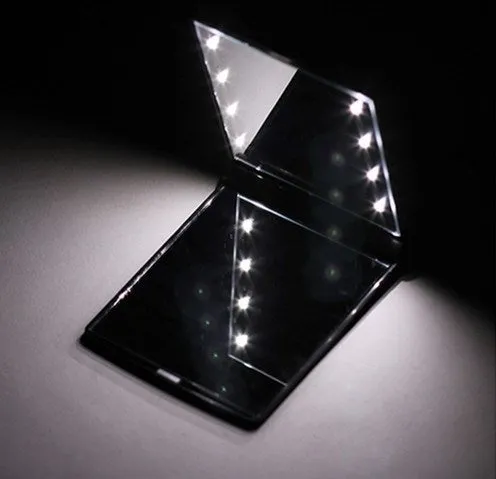 Pocket Mirror with LED Lighting