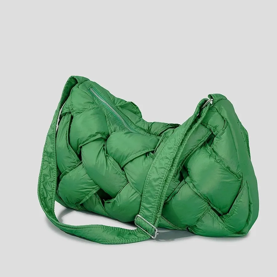 Pre Order:  Puffy Weave Shoulder Bag