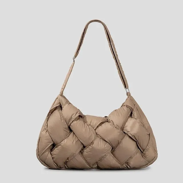 Pre Order:  Puffy Weave Shoulder Bag