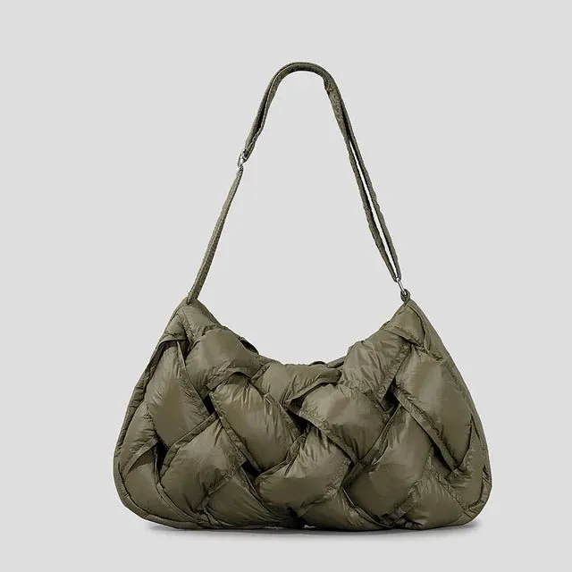Pre Order:  Puffy Weave Shoulder Bag