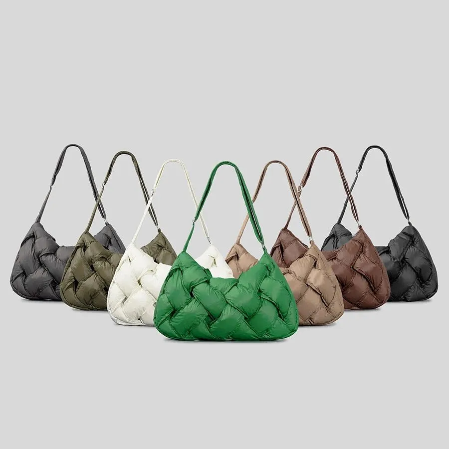 Pre Order:  Puffy Weave Shoulder Bag