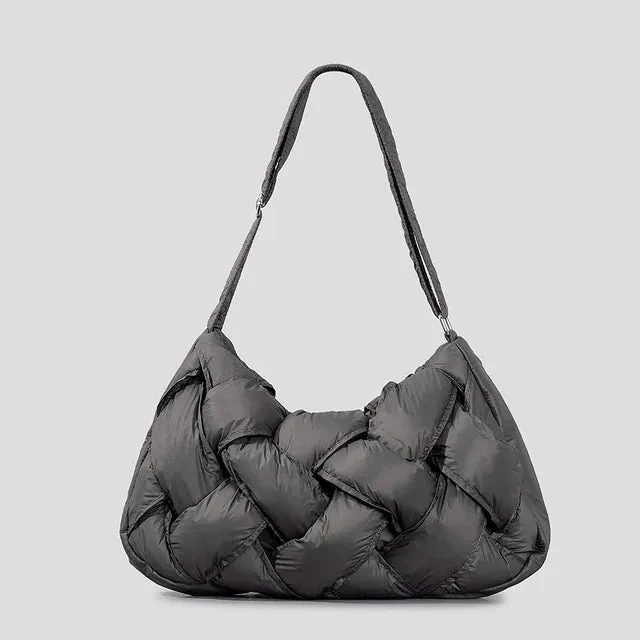 Pre Order:  Puffy Weave Shoulder Bag
