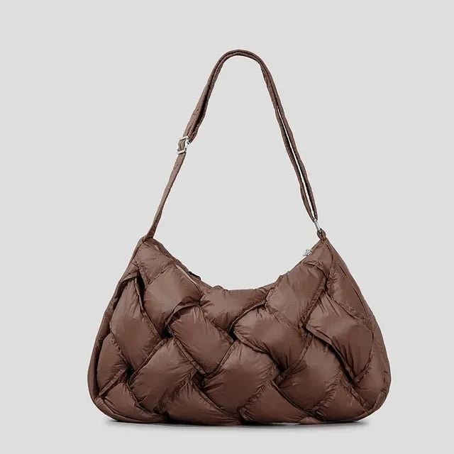Pre Order:  Puffy Weave Shoulder Bag