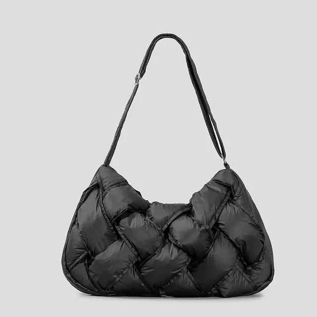 Pre Order:  Puffy Weave Shoulder Bag