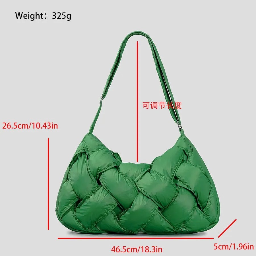 Pre Order:  Puffy Weave Shoulder Bag