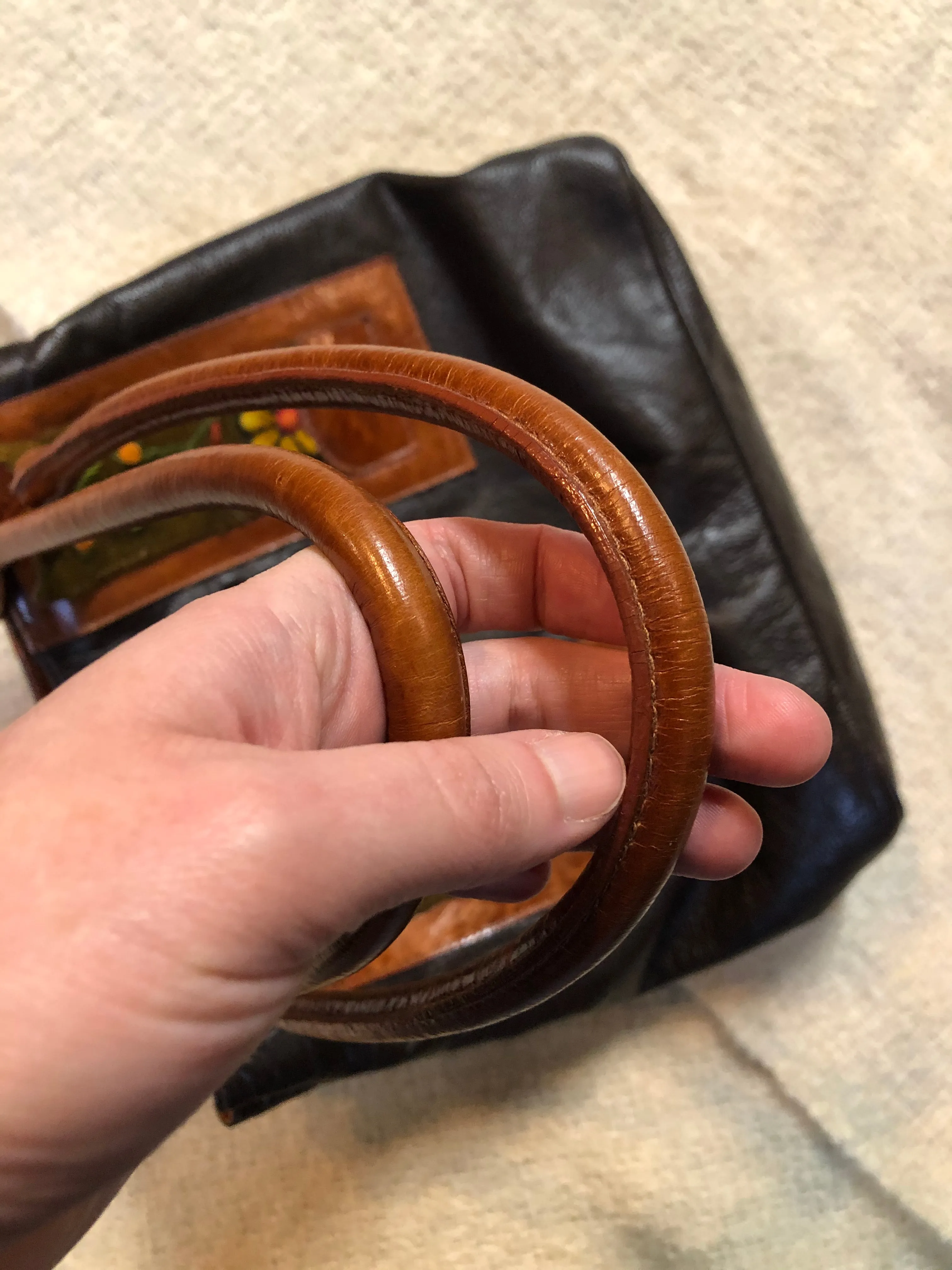 Renzo Costa Leather Bag SOLD