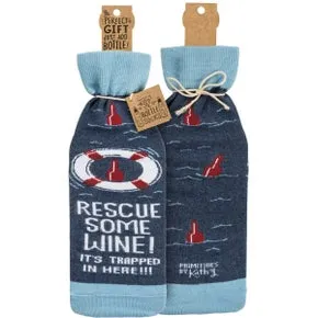 Rescue Some Wine Bottle Cover