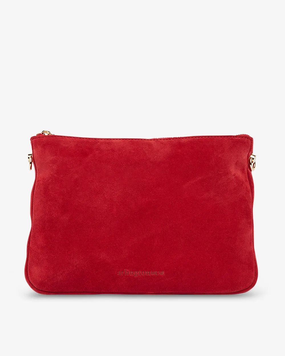 Samantha Crossbody - Red Suede