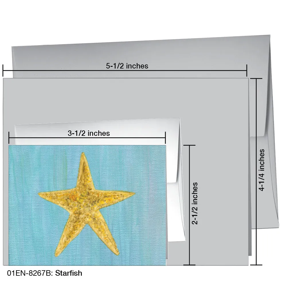 Starfish, Greeting Card (8267B)