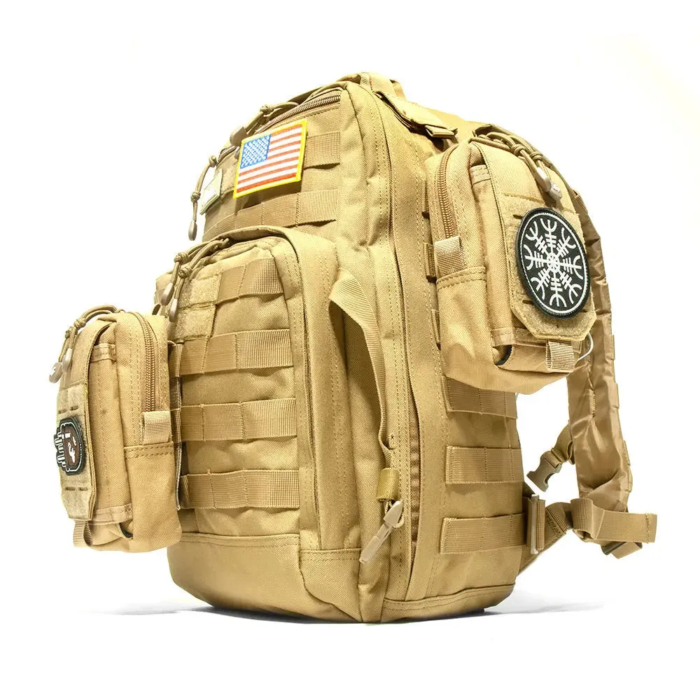 TakinPac™ Trooper | Dual Molle Pouch | 25L Tactical Backpack