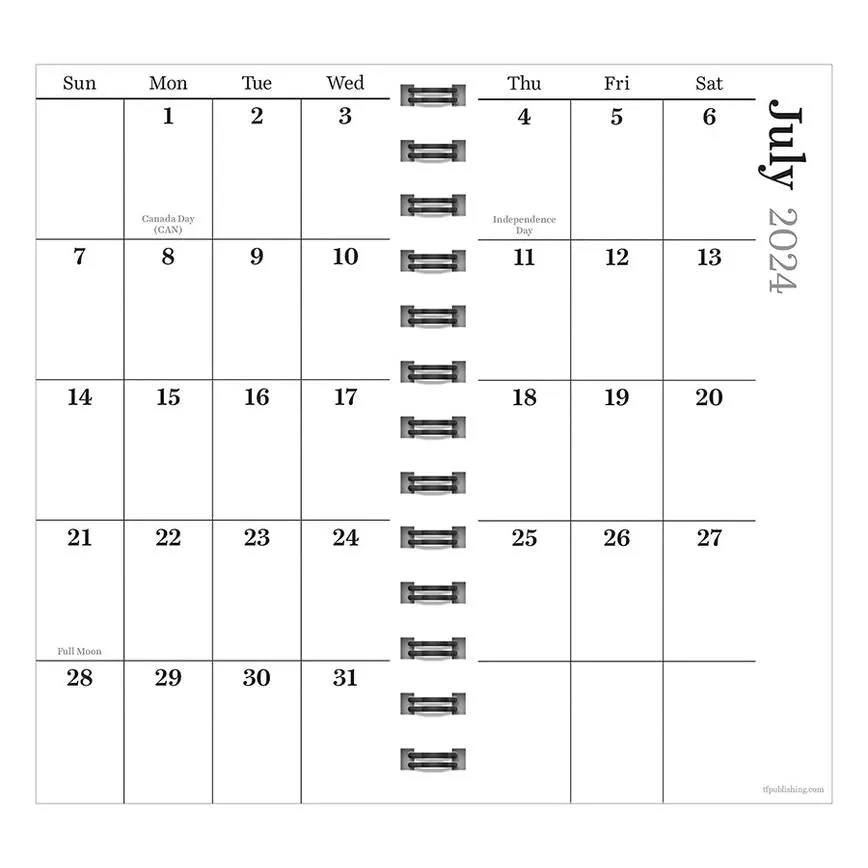 TF Publishing 2025 Green Grass Small Weekly Monthly Planner