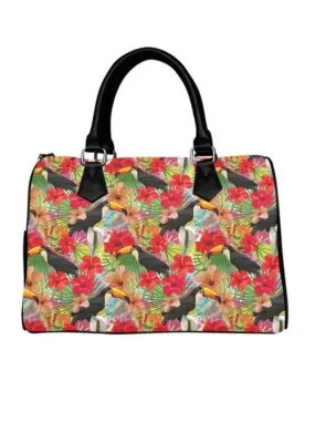 Toucans Barrel Type Handbag