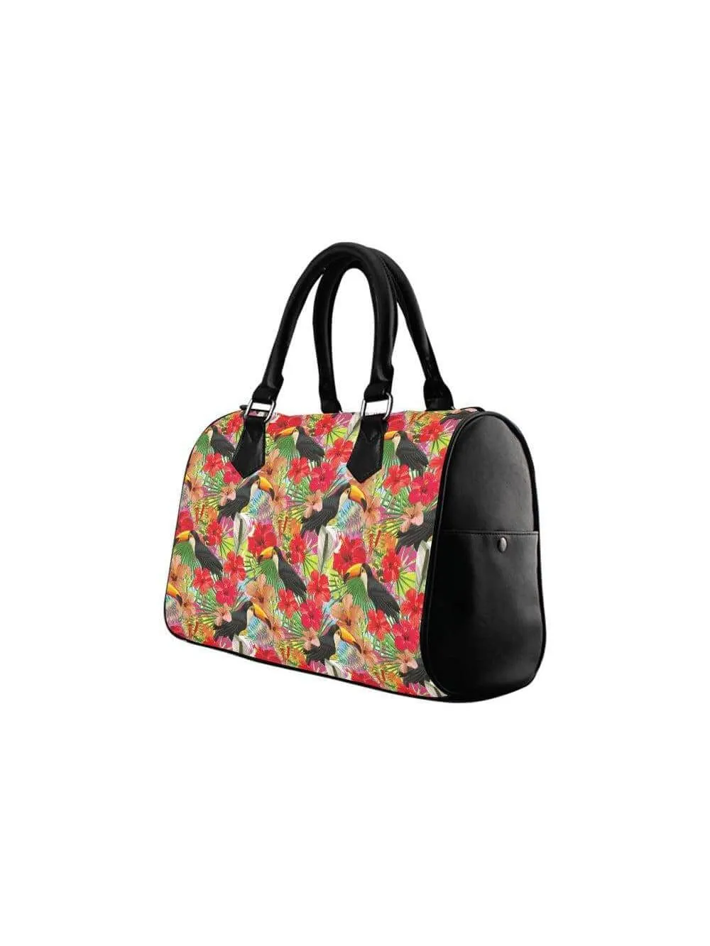 Toucans Barrel Type Handbag