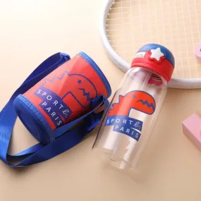 Water Bottle | Red Dinosaur