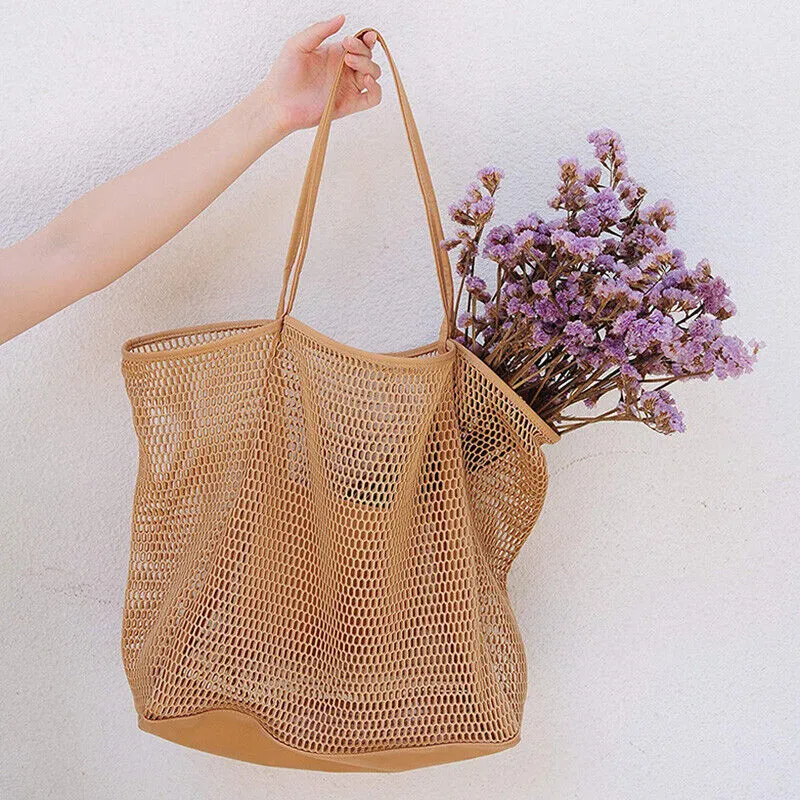 Women Beach Tote Bag Big Capacity Shoulder Handbag