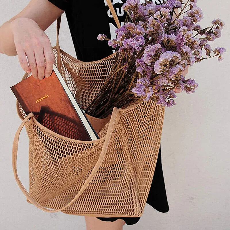 Women Beach Tote Bag Big Capacity Shoulder Handbag