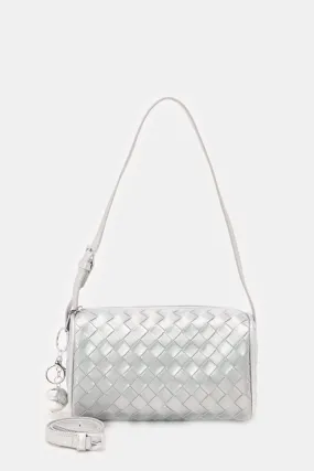 Women Silver Embellished Handbag