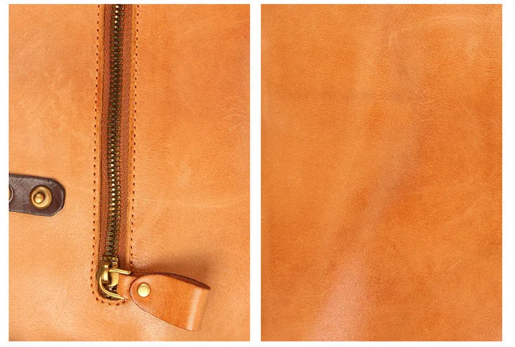 Womens Vintage Leather Handbags Over The Shoulder Purse For Women